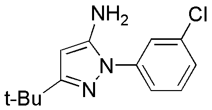 3-tert-Butyl-1-(3-chlorophenyl)-1H-pyrazol-5-amine