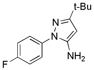 3-tert-butyl-1-(4-fluorophényl)-1H-pyrazol-5-amine