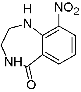 9-Nitro-1,2,3,4-tetrahydro-5H-1,4-benzodiazepin-5-one