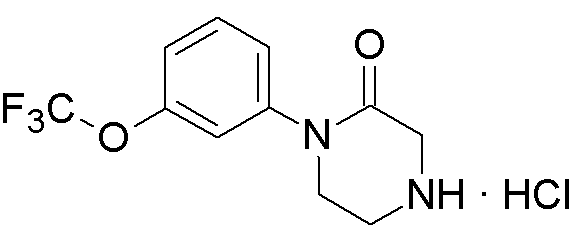 1-(3-(Trifluoromethoxy)phenyl)piperazin-2-one hydrochloride