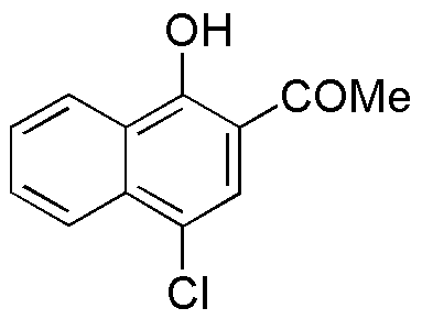 1-(4-chloro-1-hydroxy-naphtalène-2-yl)éthanone