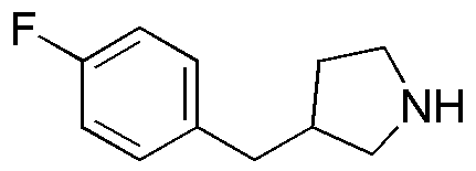 3-(4-fluorobencil)pirrolidina