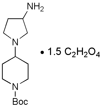 1-N-Boc 4-(3-aminopyrrolidin-1-yl) piperidine sesqui oxalate