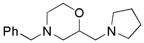 4-Benzyl-2-((pyrrolidin-1-yl)methyl) morpholine