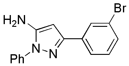 5-(3-Bromophenyl)-2-phenyl-2H-pyrazol-3-ylamine