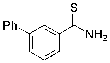 Biphenyl-3-carbothioic acid amide