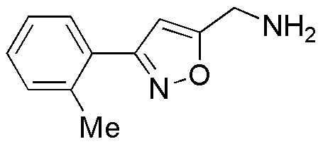 (3-O-Tolyl-isoxazol-5-yl)methylamine
