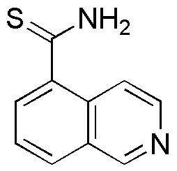 Isoquinoline-5-carbothioic acid amide