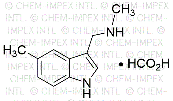 Methyl-(5-methyl-1H-indol-3-ylmethyl)amine formate