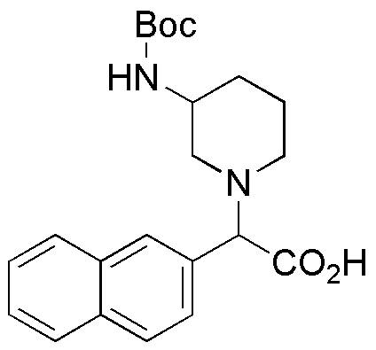 (3-Boc-aminopiperidin-1-yl)naphthalen-2-yl-acetic acid