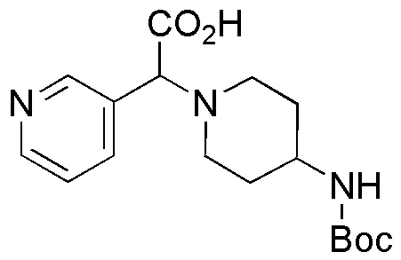 (4-Boc-aminopiperidin-1-yl)pyridin-3-yl-acetic acid