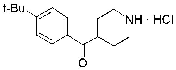 Clorhidrato de (4-terc-butil-fenil)piperidin-4-il-metanona