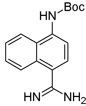 1-N-Boc-amino-4-carbamimidoil-naftaleno