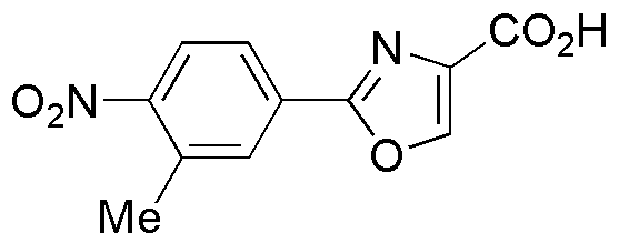 2-(3-Methyl-4-nitrophenyl)oxazole-4-carboxylic acid