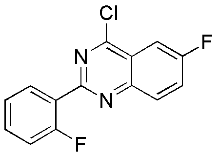 4-Cloro-6-fluoro-2-(2-fluorofenil)quinazolina