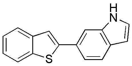 6-(benzotiofen-2-il)-1H-indol