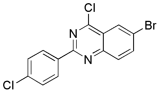 6-Bromo-4-chloro-2-(4-chlorophényl)quinazoline