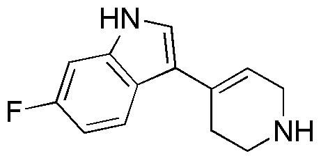 6-Fluoro-3-(1,2,3,6-tetrahydropyridin-4-yl)-1H-indole