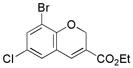 8-Bromo-6-chloro-2H-chromene-3-carboxylic acid ethyl ester