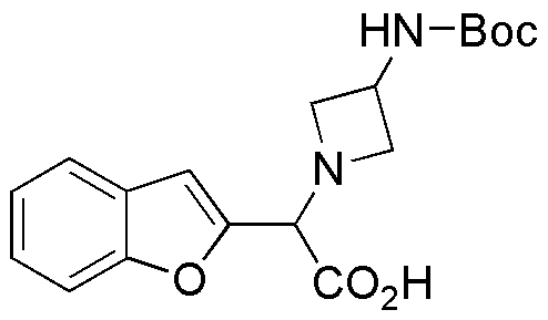 Benzofuran-2-yl-(3-N-Boc-amino-azetidin-1-yl)acetic acid