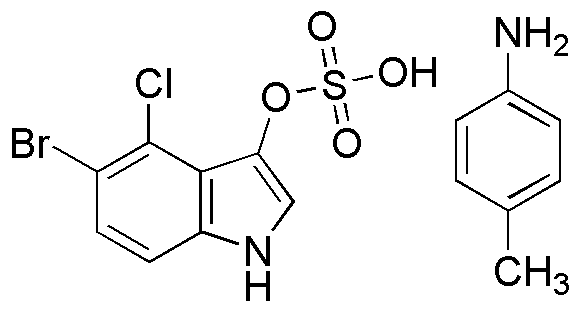 Sel de p-toluidine de sulfate de 5-bromo-4-chloro-3-indoxyle