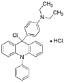 Clorhidrato de 4-(9-cloro-9,10-dihidro-10-fenil-9-acridinil)-N,N-dietil-bencenoamina