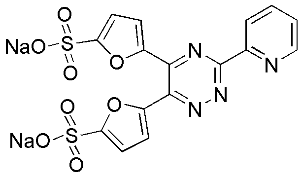 Acide 3-(2'-pyridyl)-5,6-(2'',2'''-difuryl)-1,2,4-triazine-5'',5'''-disulfonique, sel disodique n-hydraté