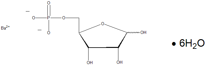 Ribose-5-phosphate barium salt hexahydrate