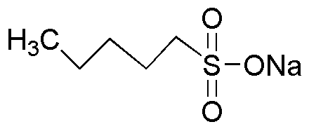 Sal sódica del ácido 1-pentanosulfónico anhidro, adecuada para cromatografía de pares iónicos