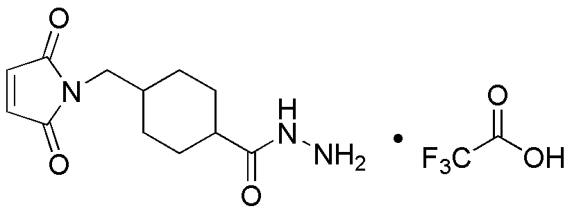4-(Maleimidomethyl)cyclohexane-1-carboxyl-hydrazide trifluoroacetic acid salt