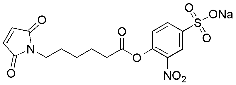 6-Maleimidocaproic acid (2-nitro-4-sulfo) phenyl ester sodium salt