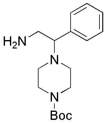 tert-Butyl-4-(2-amino-1-phenylethyl)piperazine carboxylate
