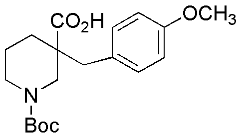 1-tert-Butyloxycarbonyl-3-4-methoxybenzyl-piperidine-3-carboxylic acid