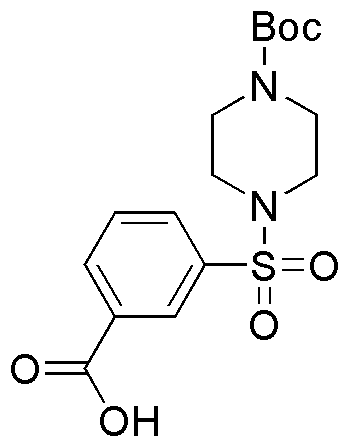Acide 3-(4-(tert-butoxycarbonyl)pipérazine-1-ylsulfonyl)benzoïque