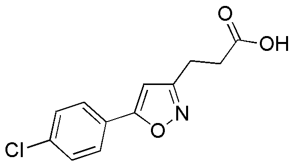 5-(4-Chlorophenyl)isoxazole-3-propionic acid