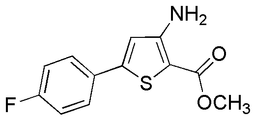 3-Amino-5-(4-fluorophenyl)-2-thiophenecarboxylic acid methyl ester