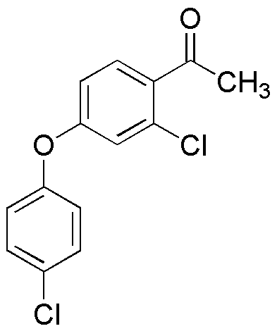 1-Acetyl-2-chloro-4-(4-chlorophenoxy)benzene