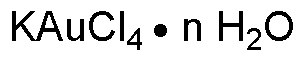 Potassium tetrachloroaurate(III) hydrate