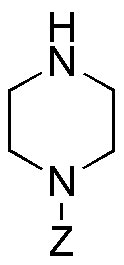 1-Z-Piperazine