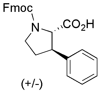 Racemic Fmoc-trans-3-phenyl-pyrrolidine-2-carboxylic acid