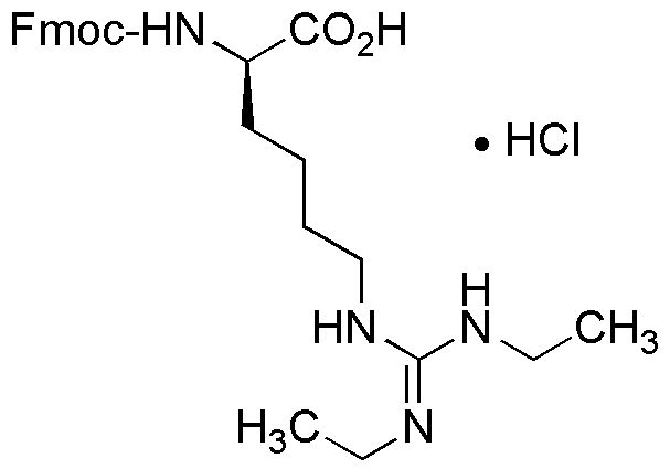 Fmoc-D-Homoarg(Et)2-OH hydrochloride salt (symmetrical)