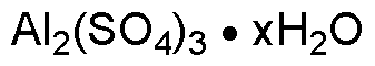 Aluminum sulfate hydrate