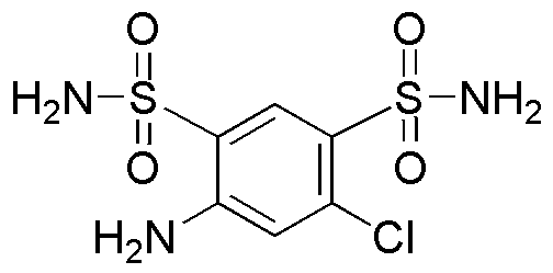 4-Amino-6-chlorobenzène-1,3-disulfonamide