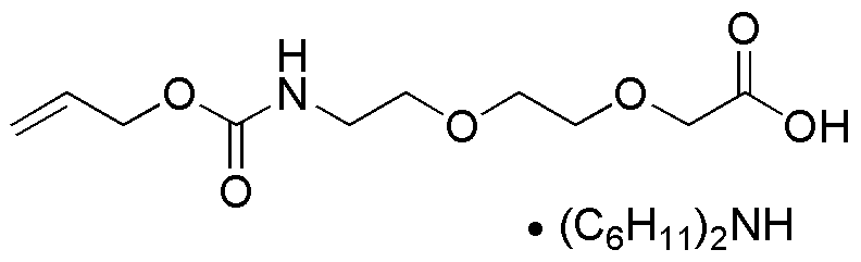 Aloc-8-amino-3,6-dioxaoctanoic acid dicyclohexylammonium salt
