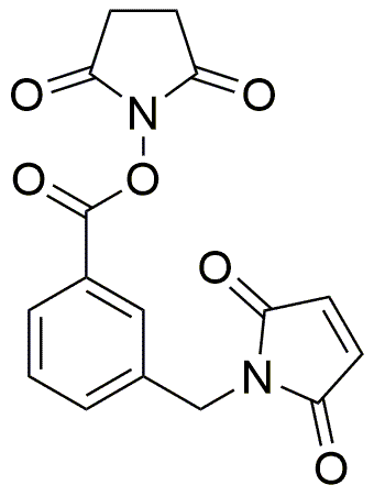 3-(Maleimidomethyl)-benzoic acid-NHS ester