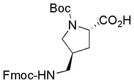 (2S,4S-Fmoc-4-aminomethyl-1-Boc-pyrrolidine-2-carboxylic acid