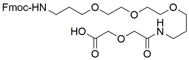 Ácido N-(Fmoc-13-amino-4,7,10-trioxa-tridecail)-diglicólico
