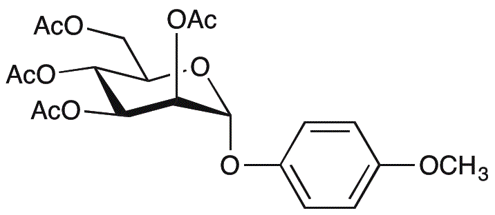 4-Metoxifenil 2,3,4,6-tetra-O-acetil-α-D-manopiranósido