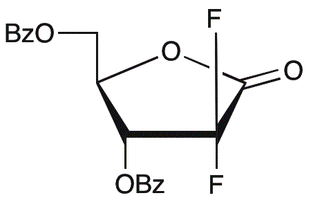 3,5-dibenzoato de g-lactona del ácido 2-desoxi-2,2-difluoro-D-eritro-pentónico