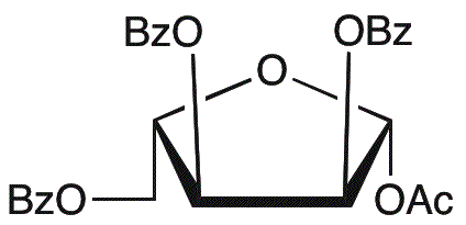 β-L-ribofuranosa 1-acetato 2,3,5-tribenzoato
